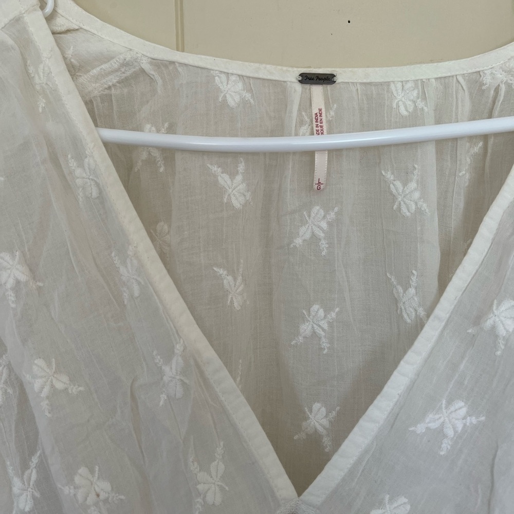 Free People White Blouse - Picture 3 of 5